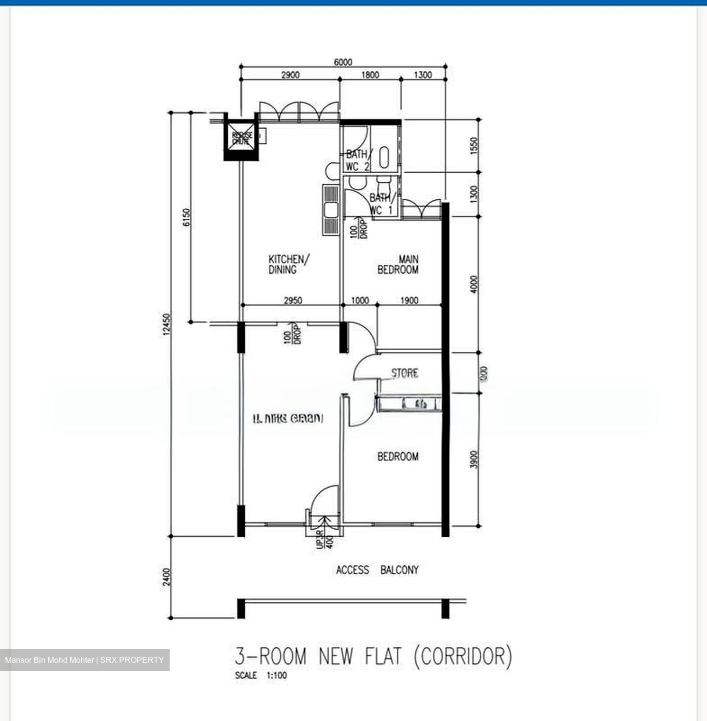 Blk 166 Woodlands Street 13 (Woodlands), HDB 3 Rooms #592055501